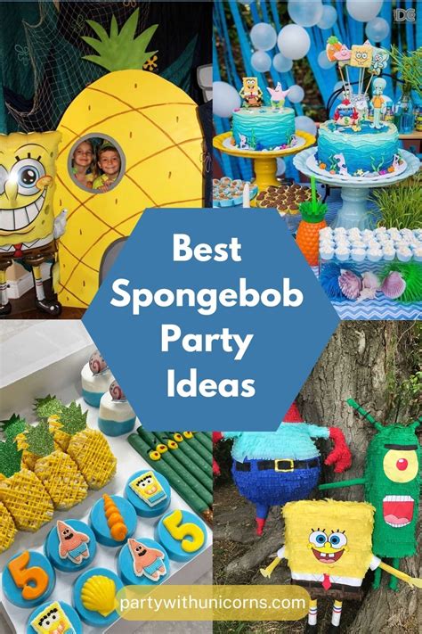 spongebob party decoration ideas